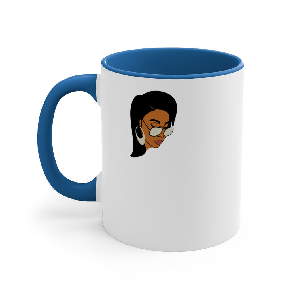 black afro 48#- Black women - Girls-Mug / Coffee Cup