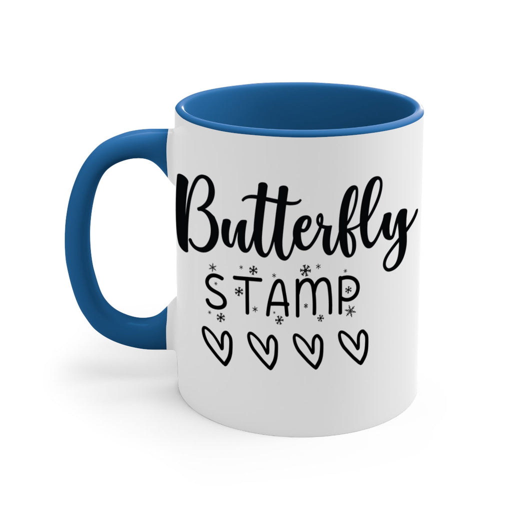 butterfly stamp style 84#- christmas-Mug / Coffee Cup