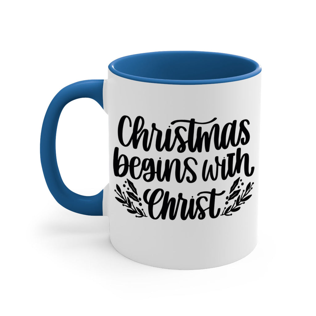 christmas begins with christ 203#- christmas-Mug / Coffee Cup