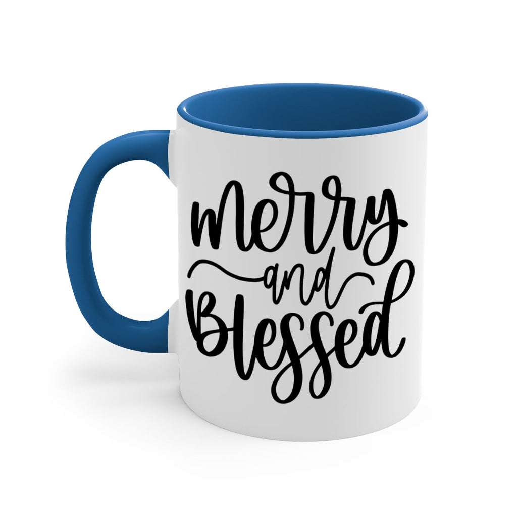 christmas ornamentsmerry and blessed 179#- christmas-Mug / Coffee Cup