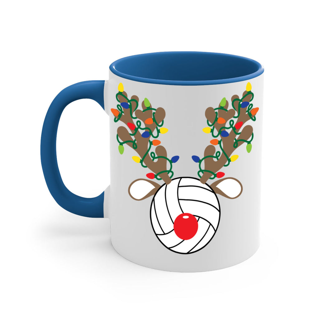 christmas reindeer antler volleyball style 121#- christmas-Mug / Coffee Cup