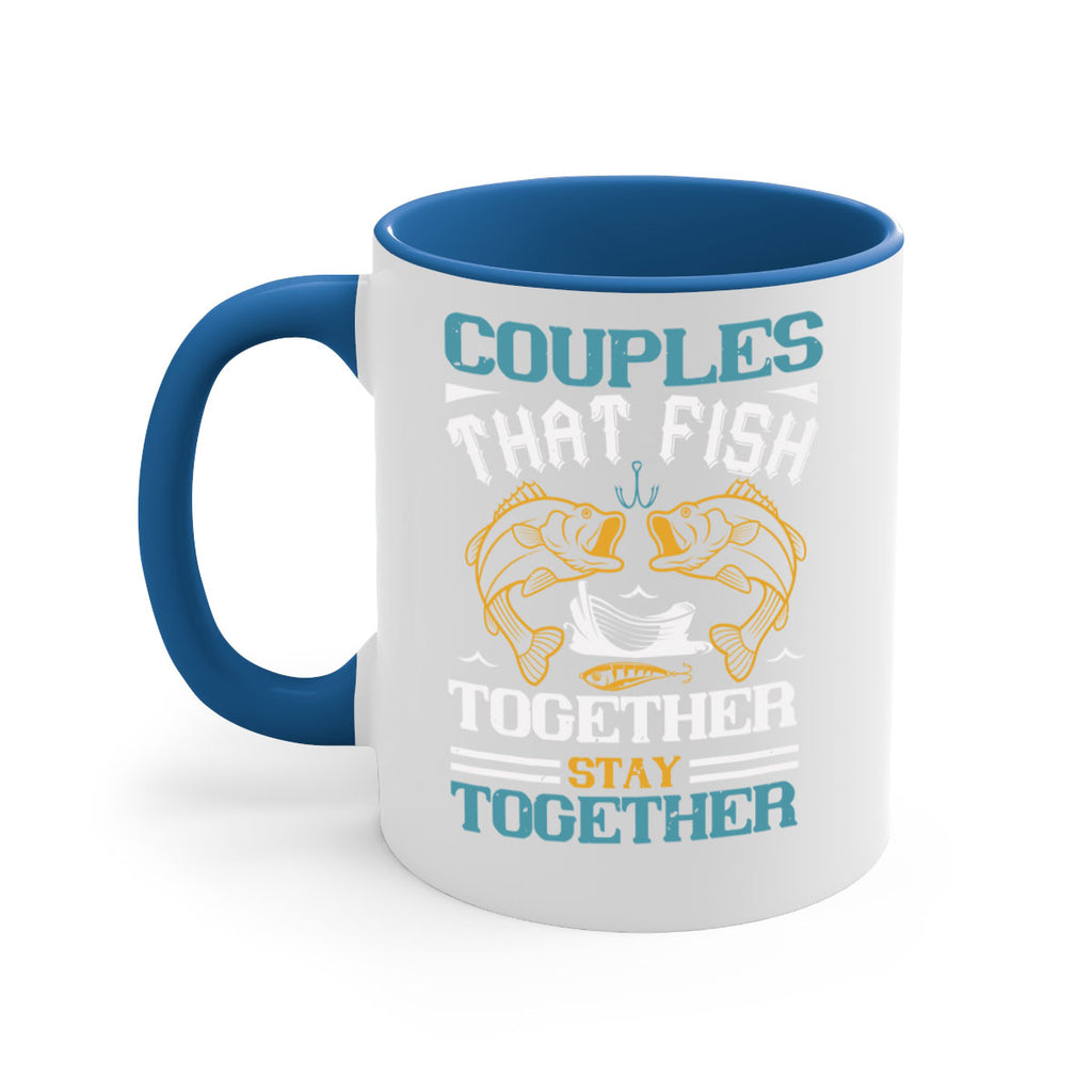 couples that fish together 169#- fishing-Mug / Coffee Cup