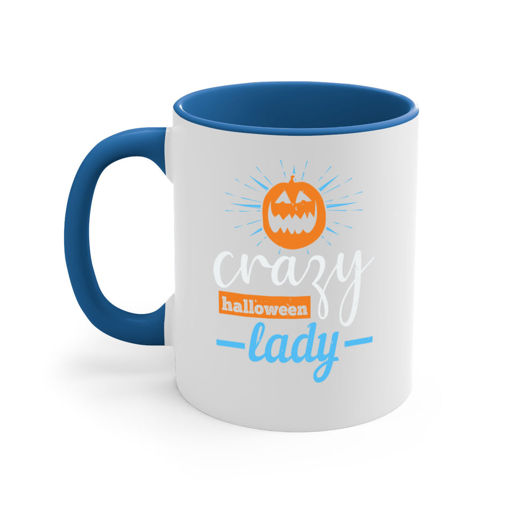 crazy halloween lady 118#- halloween-Mug / Coffee Cup