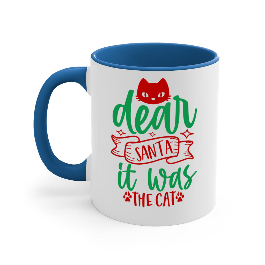 dear santa it was the cat style 170#- christmas-Mug / Coffee Cup