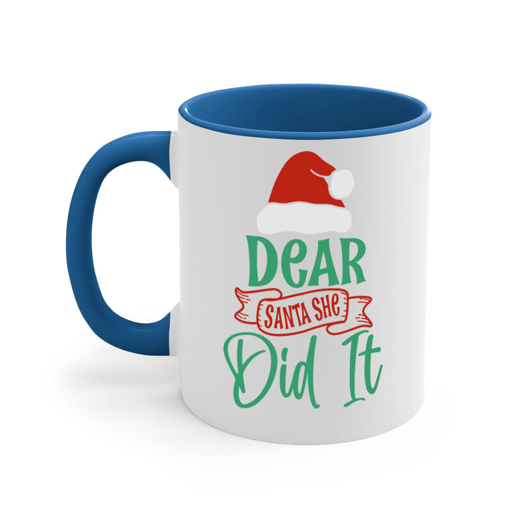 dear santa she did it style 177#- christmas-Mug / Coffee Cup