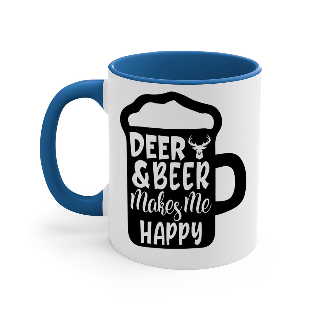 deer and beer makes me happy 17#- hunting-Mug / Coffee Cup