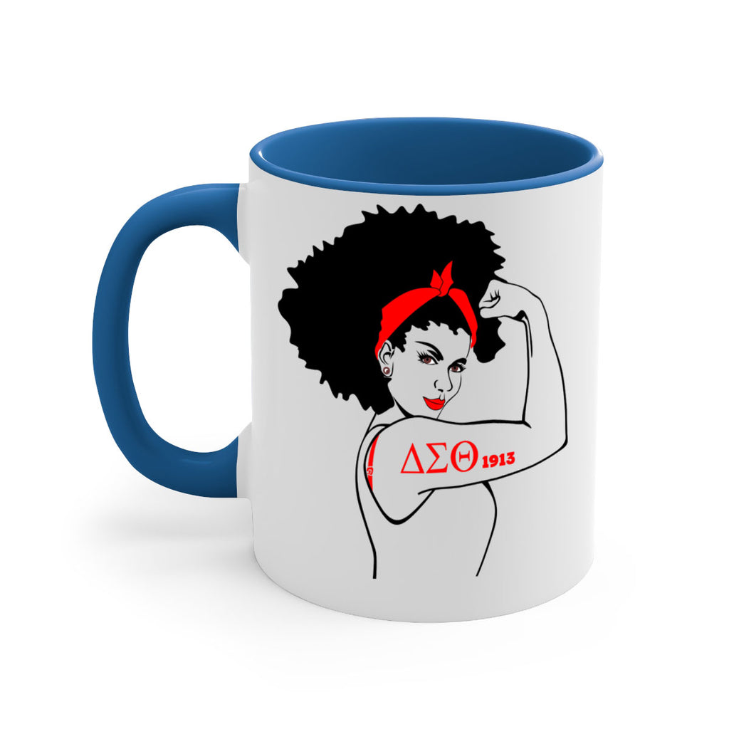 delta sigma theta 6#- black words - phrases-Mug / Coffee Cup