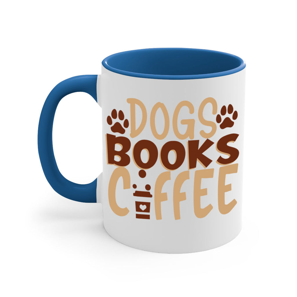 dogs books coffee 214#- coffee-Mug / Coffee Cup