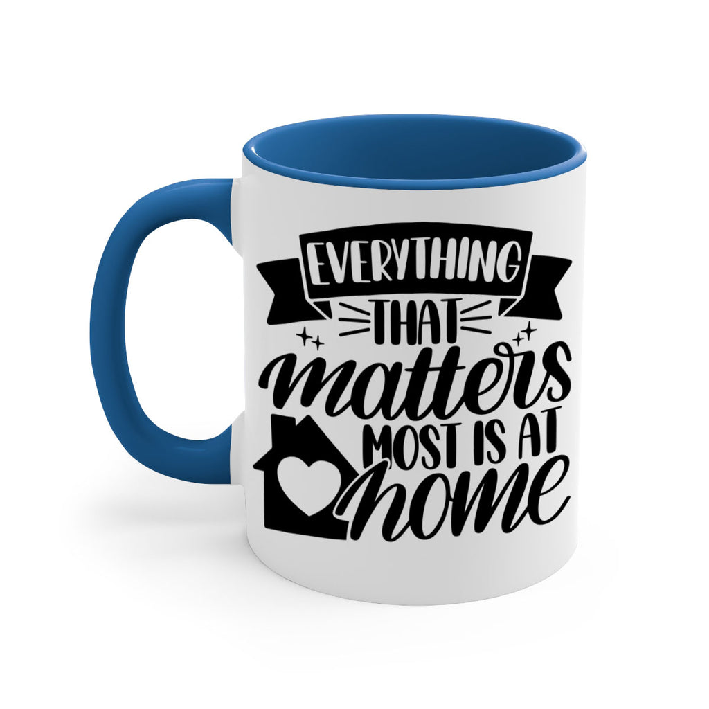 everything that matters most is at home 20#- home-Mug / Coffee Cup