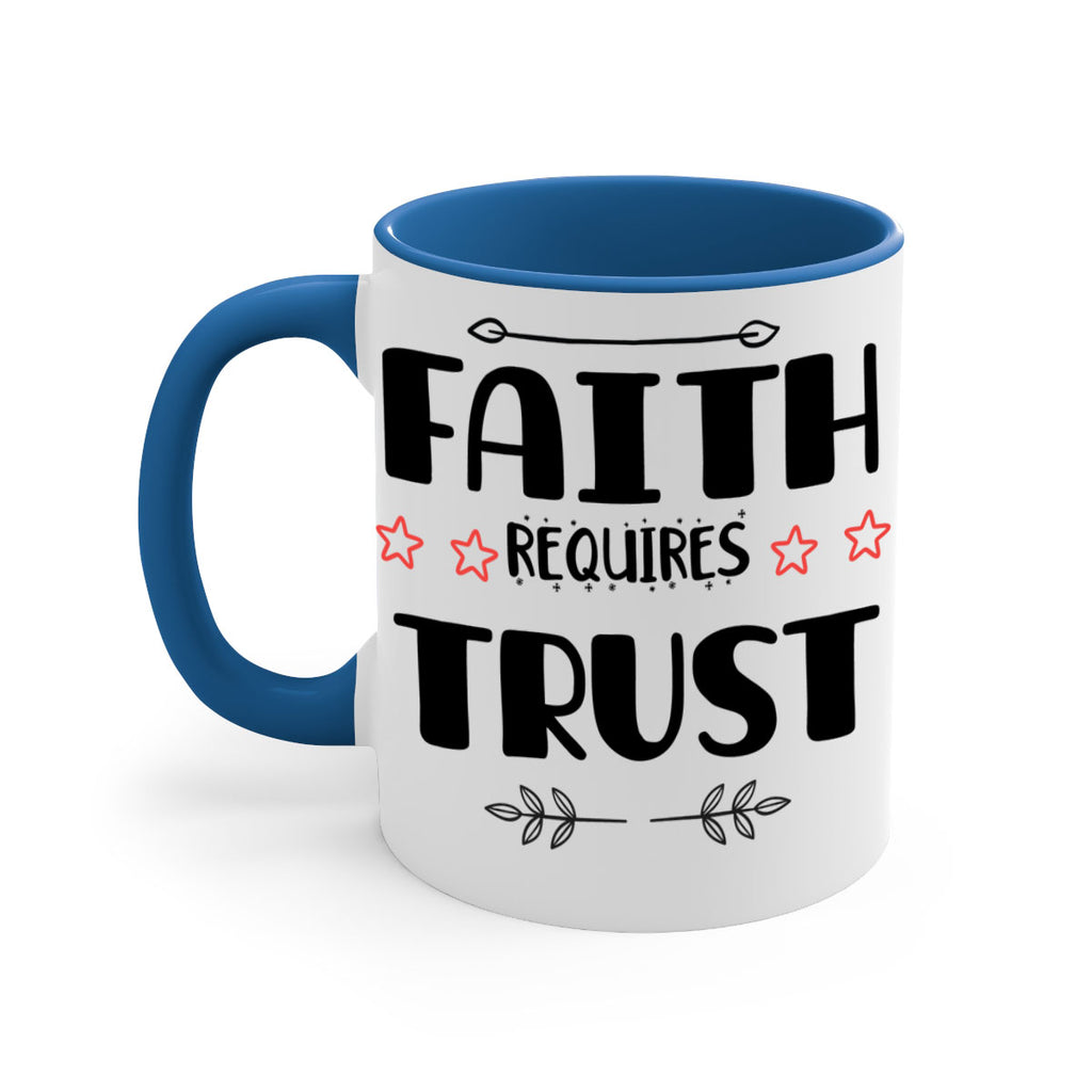 faith requires trust style 203#- christmas-Mug / Coffee Cup