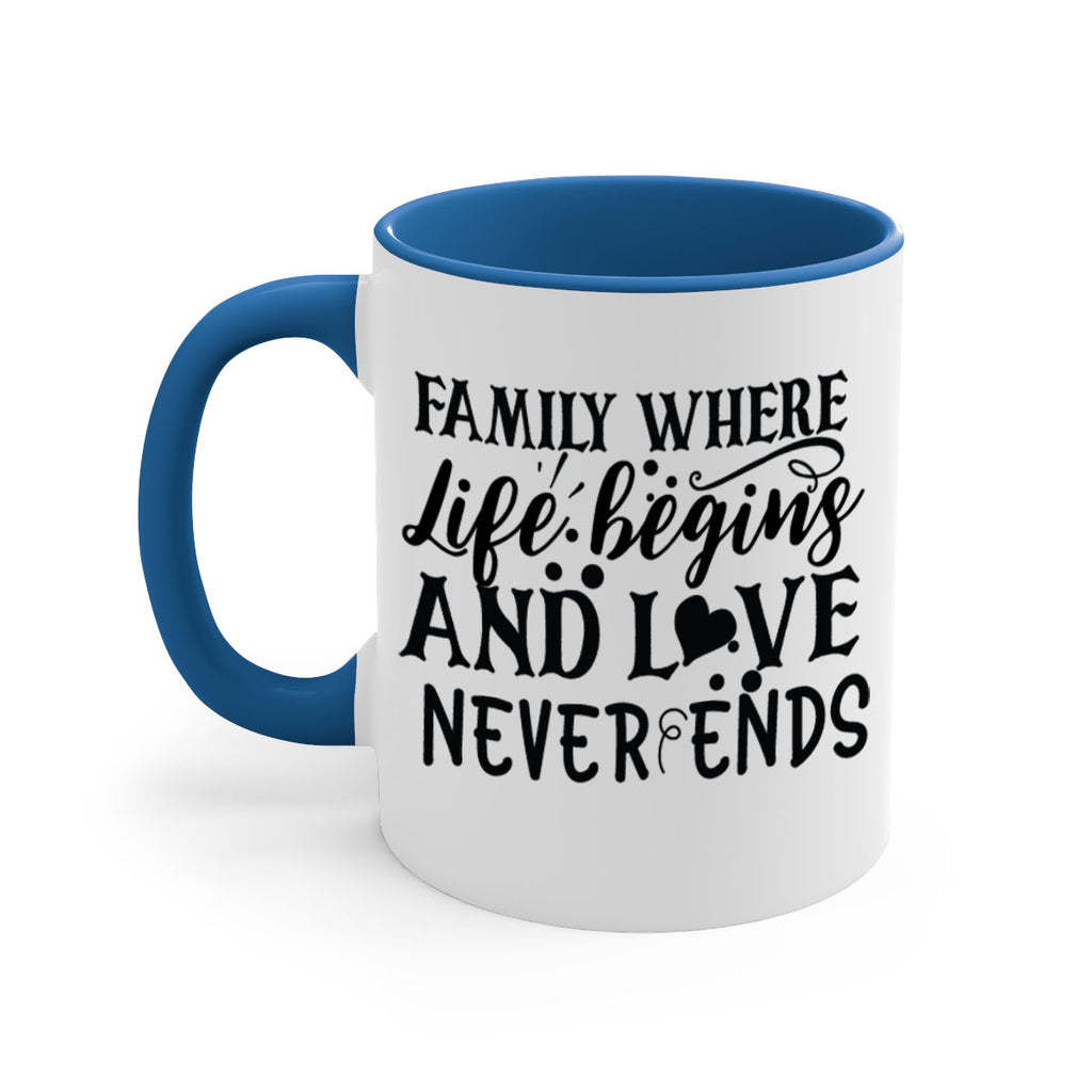 family where life begins and love never ends 33#- Family-Mug / Coffee Cup