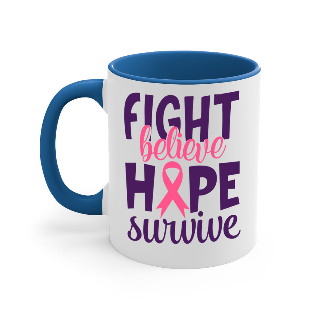fight believe hope survive Style 13#- breast cancer-Mug / Coffee Cup