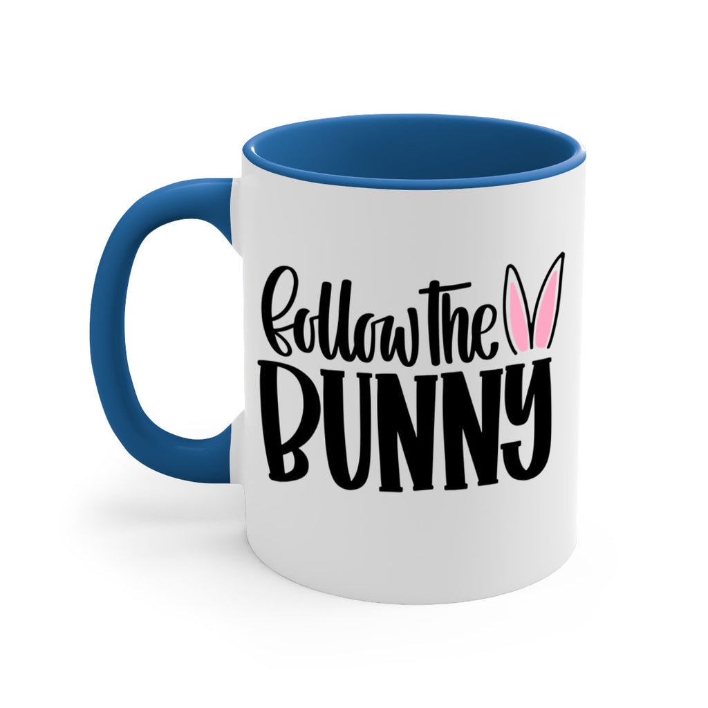 follow the bunny 44#- easter-Mug / Coffee Cup