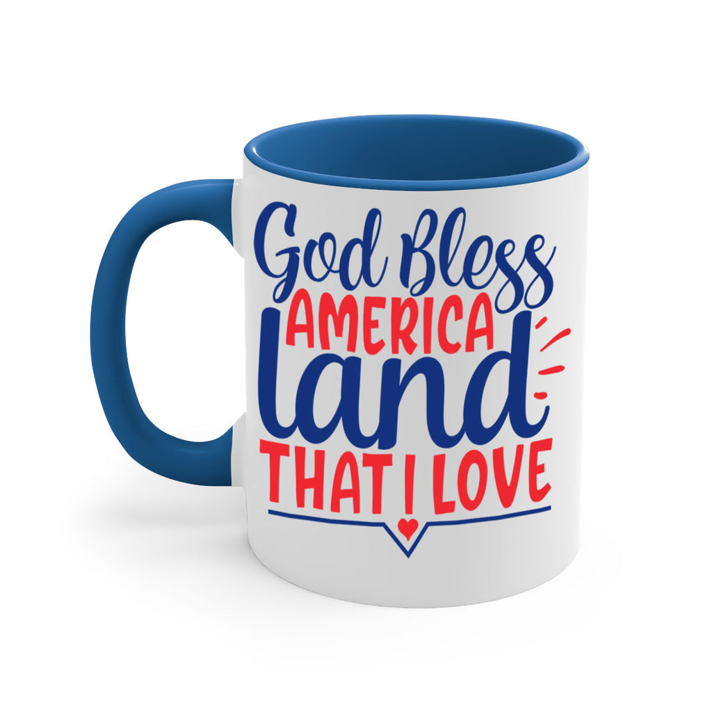 god bless america land that i love Style 54#- 4th Of July-Mug / Coffee Cup