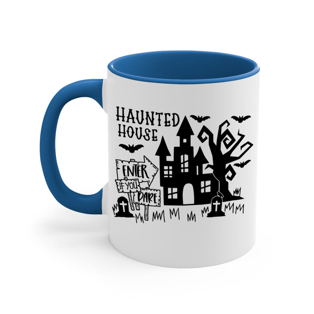 haunted house enter if you dare 60#- halloween-Mug / Coffee Cup