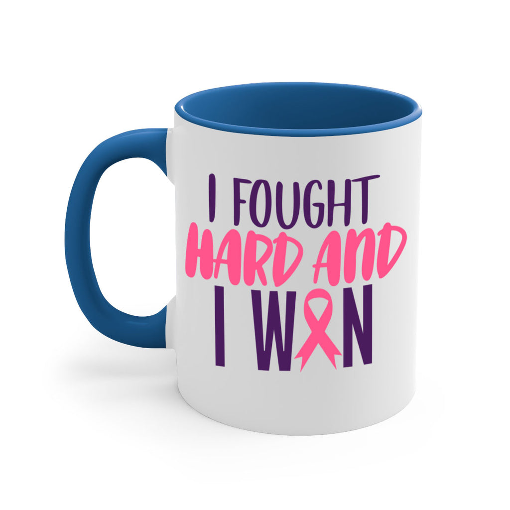 i fought hard and i won Style 10#- breast cancer-Mug / Coffee Cup