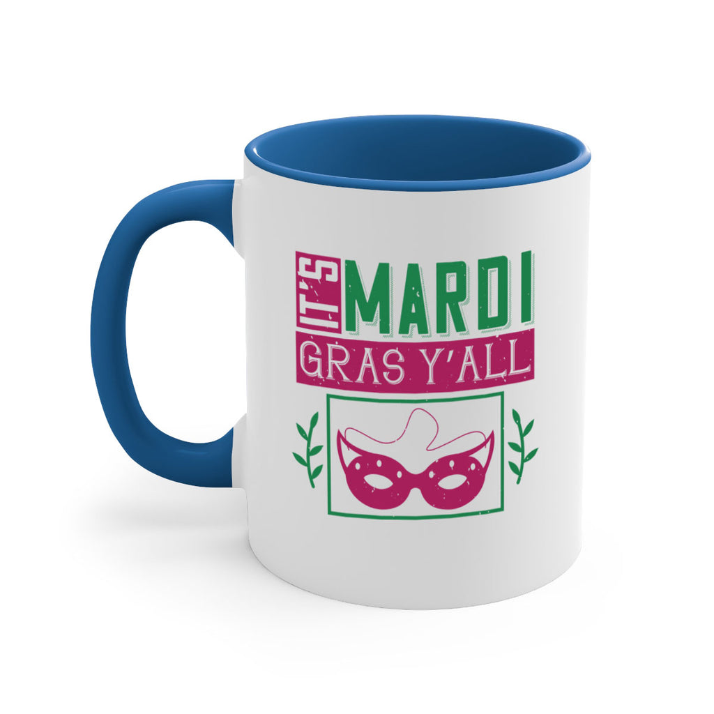 it’s mardi gras y’all 60#- mardi gras-Mug / Coffee Cup