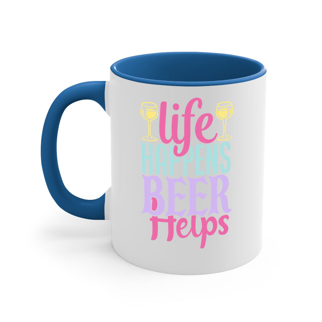 life happens beer helps 141#- beer-Mug / Coffee Cup