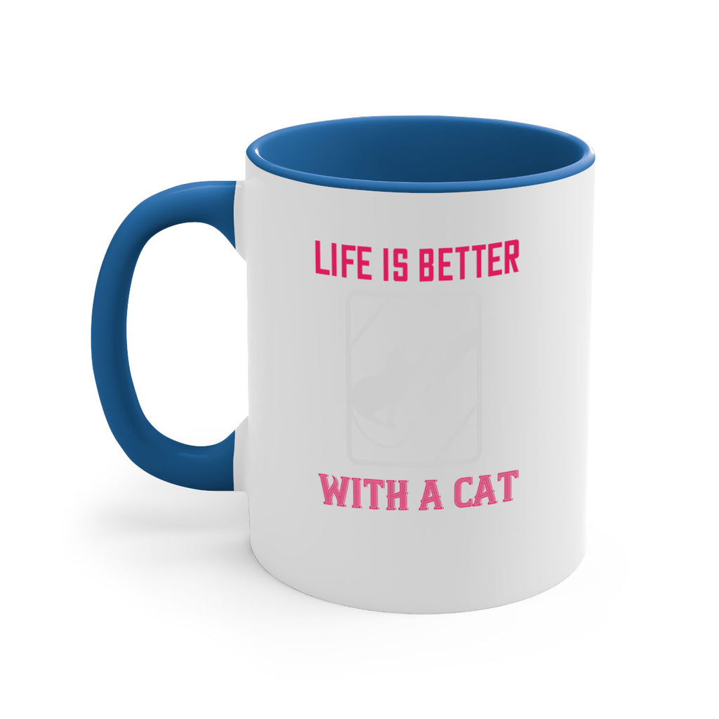 life is better with a cat Style 63#- cat-Mug / Coffee Cup