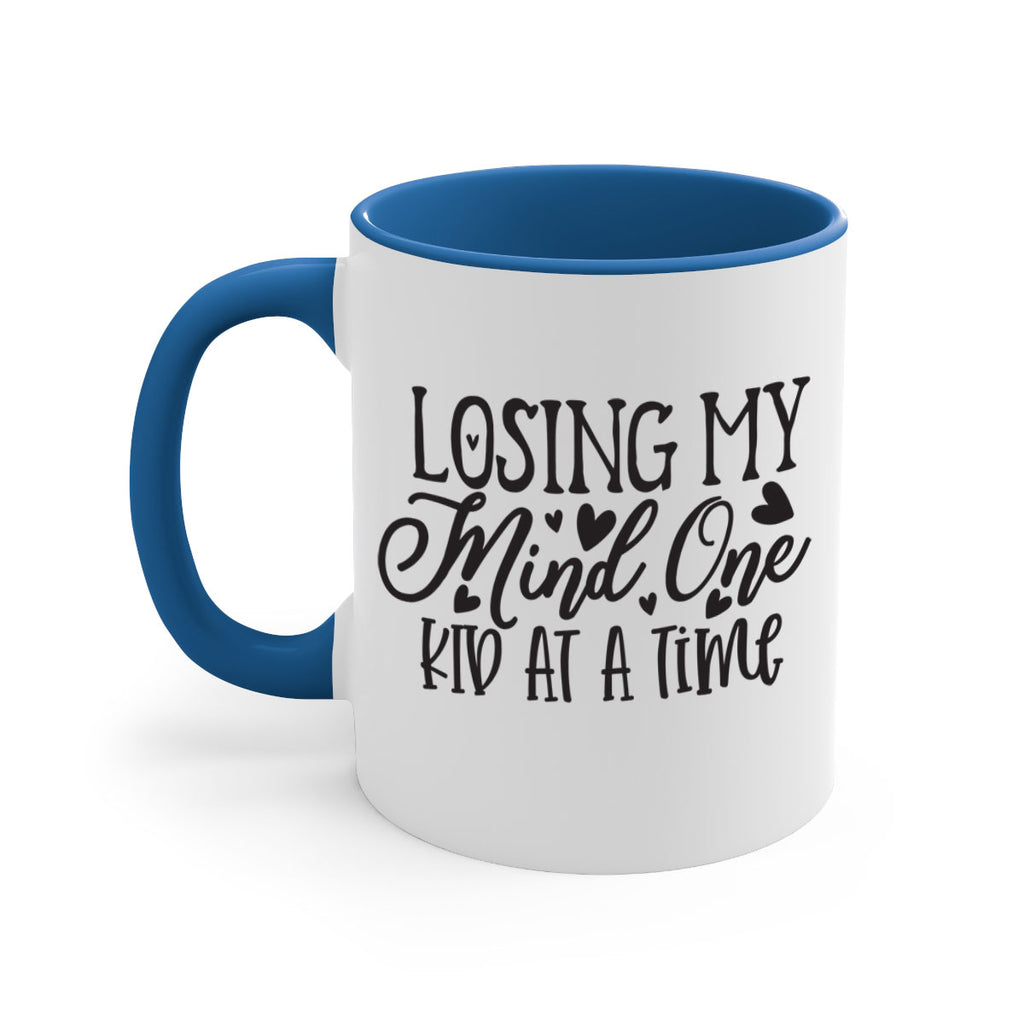 losing my mind one kid at a time 386#- mom-Mug / Coffee Cup