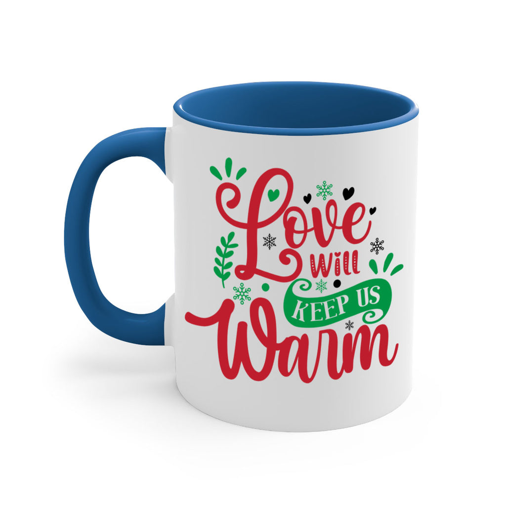 love will keep us warm style 445#- christmas-Mug / Coffee Cup