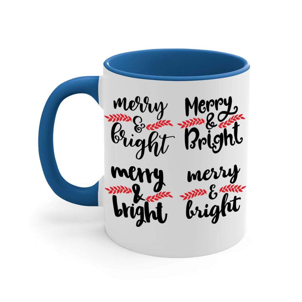 merry & bright style 465#- christmas-Mug / Coffee Cup