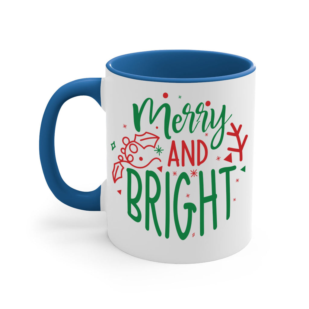 merry and bright style 471#- christmas-Mug / Coffee Cup