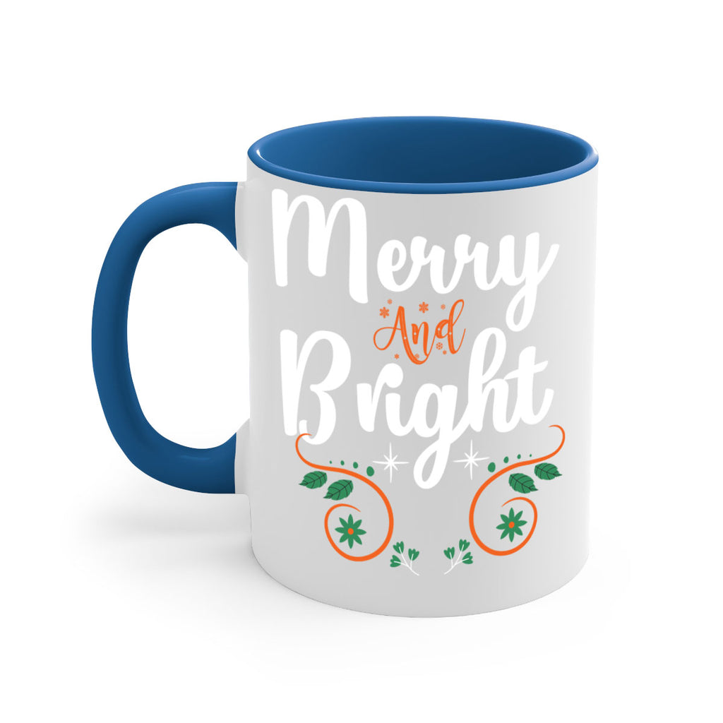 merry and bright style 473#- christmas-Mug / Coffee Cup