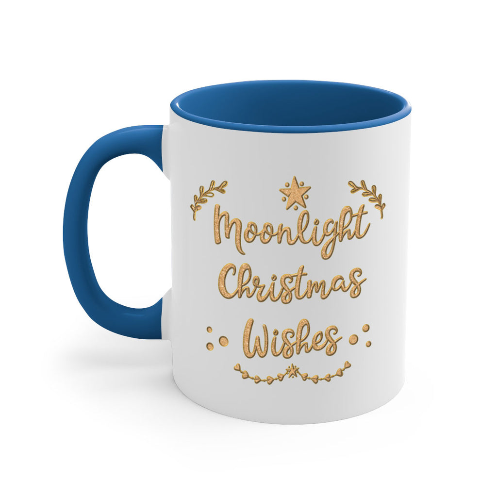 moonlight christmas wishes gold 457#- christmas-Mug / Coffee Cup