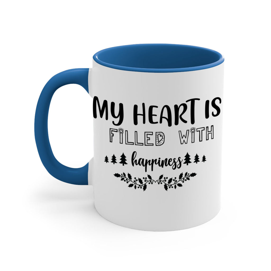 my heart is filled with happiness style 528#- christmas-Mug / Coffee Cup