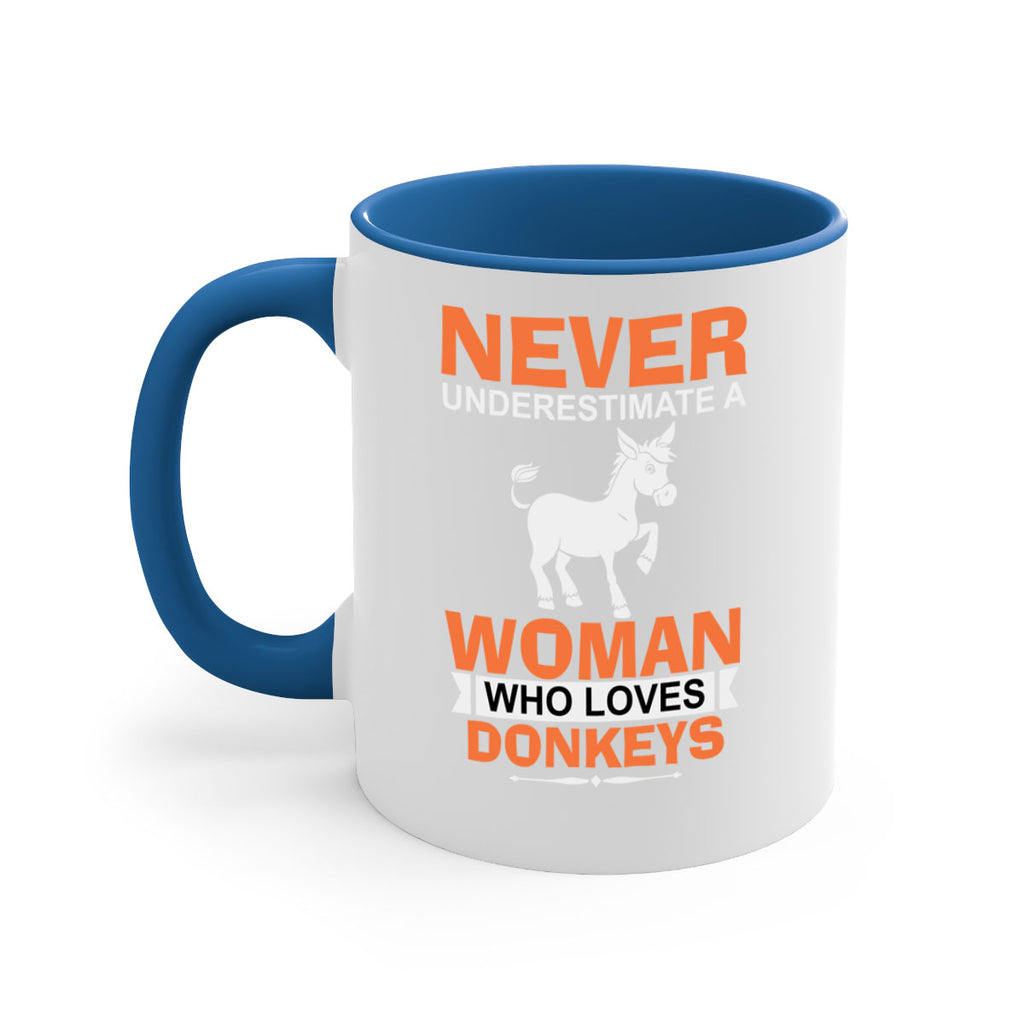 never underestimate a woman who loves donkeys Style 1#- Donkey-Mug / Coffee Cup