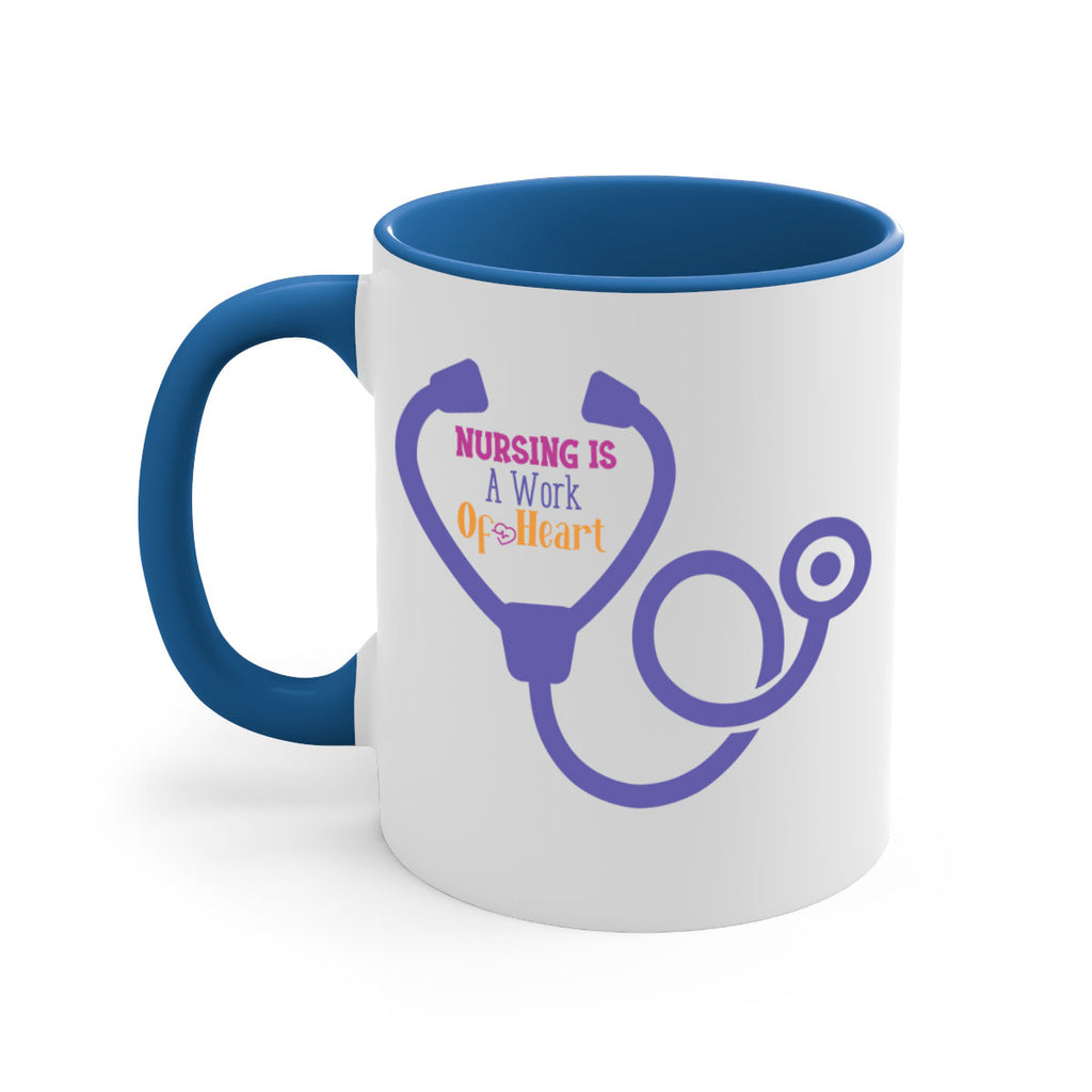 nursing is a work of heart Style Style 68#- nurse-Mug / Coffee Cup