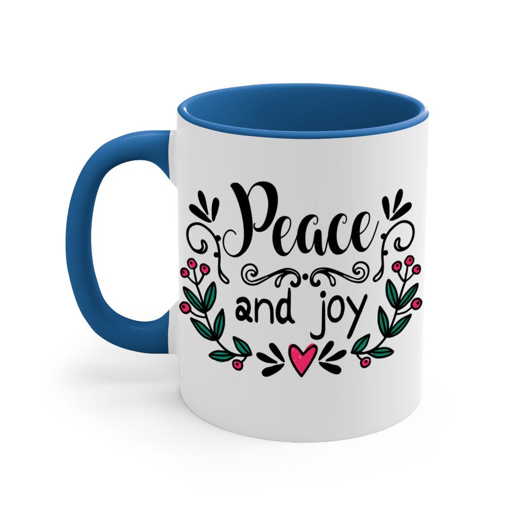 peace and joy style 582#- christmas-Mug / Coffee Cup