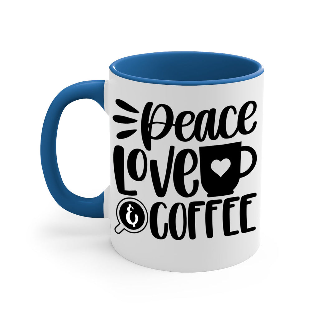 peace love coffee 49#- coffee-Mug / Coffee Cup