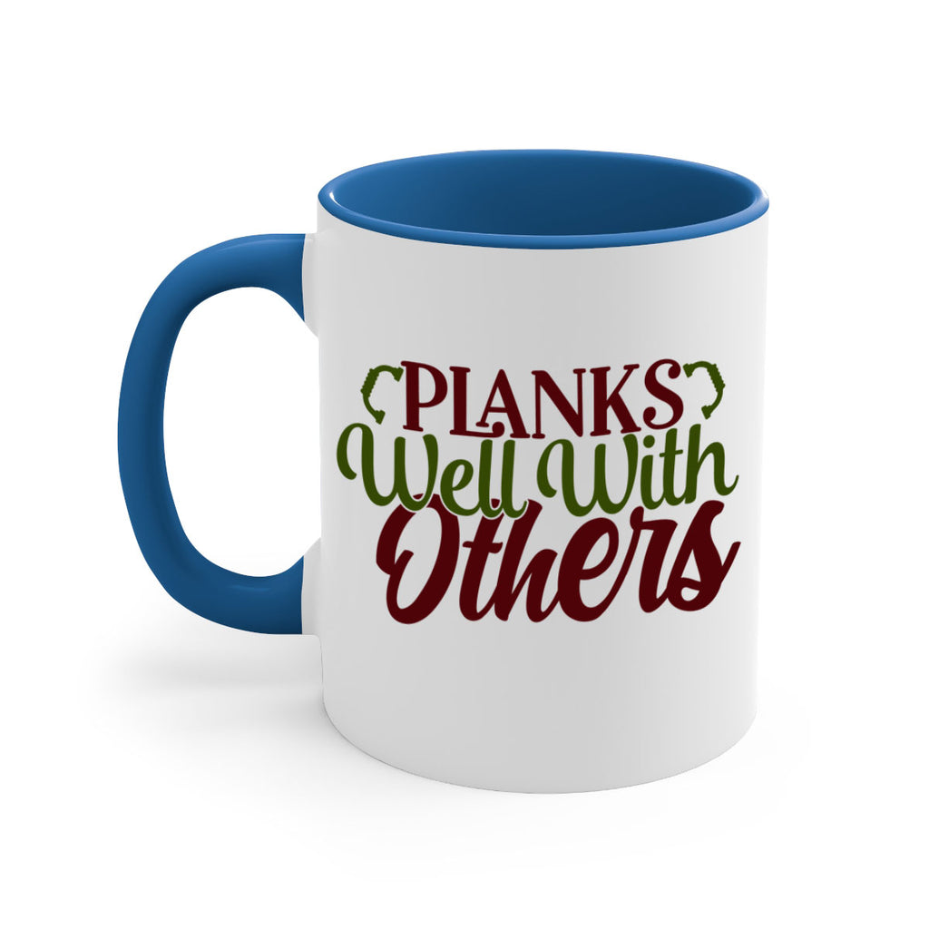 planks well with others 25#- gym-Mug / Coffee Cup