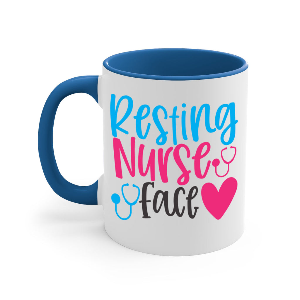 resting nurse face Style 355#- nurse-Mug / Coffee Cup