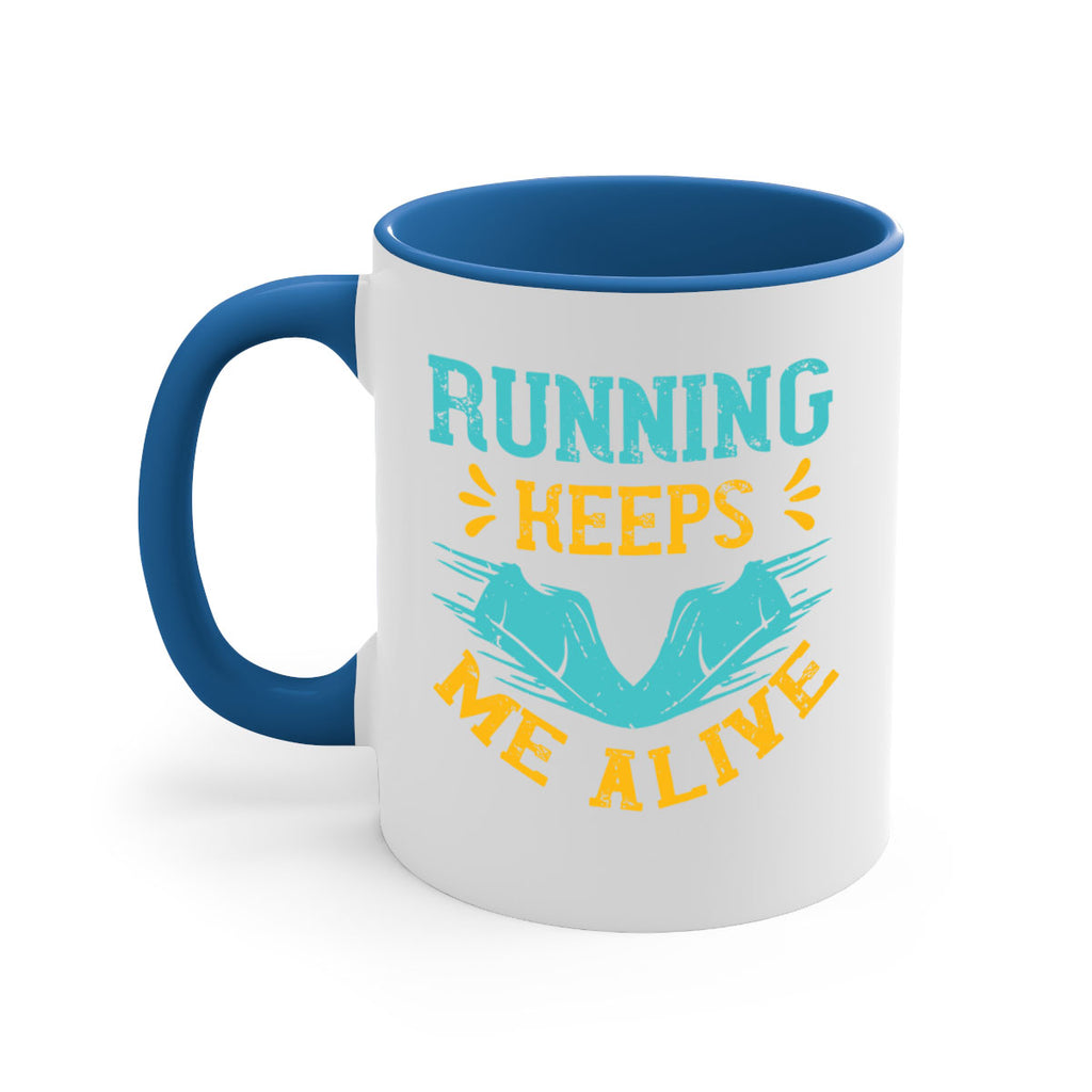 running keeps me alive 19#- running-Mug / Coffee Cup