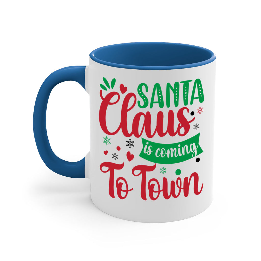 santa claus is coming to town style 603#- christmas-Mug / Coffee Cup