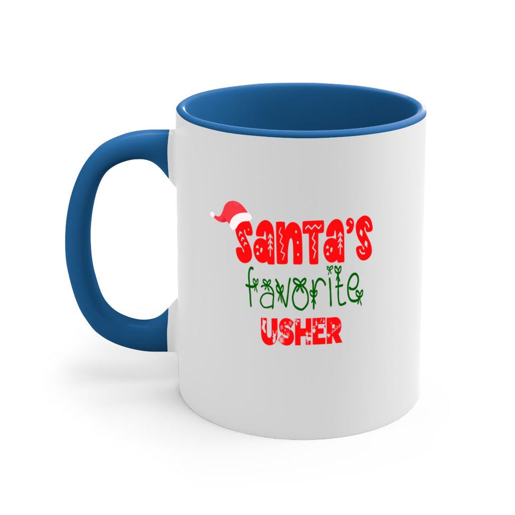 santas favorite usher style 1142#- christmas-Mug / Coffee Cup