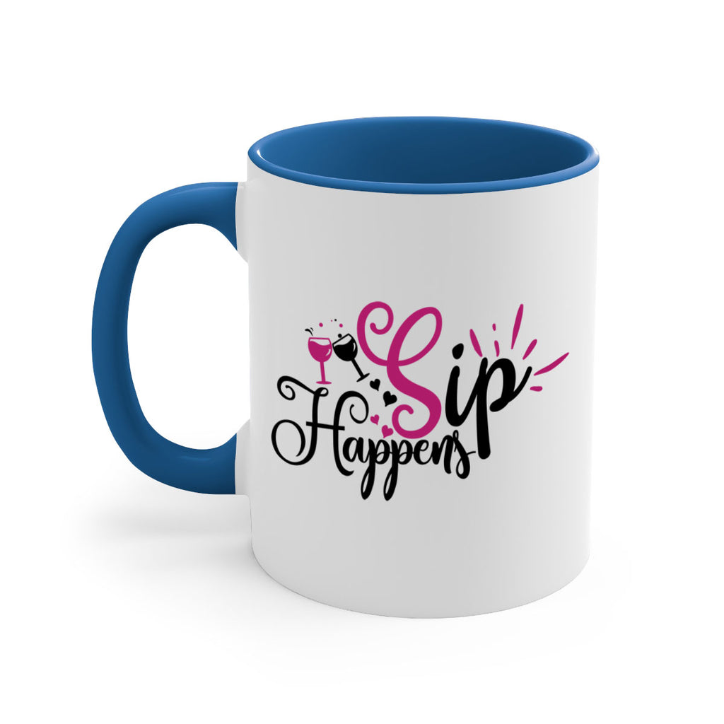 sip happens 163#- wine-Mug / Coffee Cup