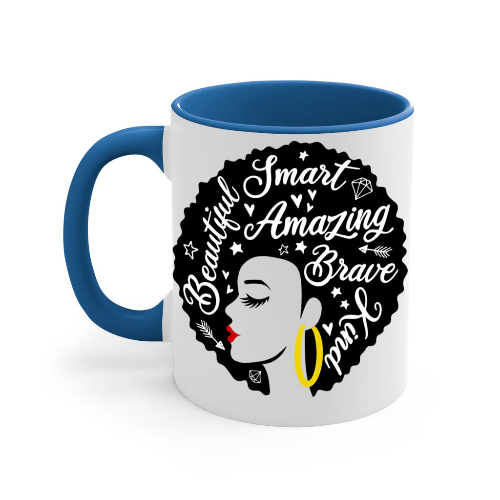 smart beautiful Style 5#- Black women - Girls-Mug / Coffee Cup