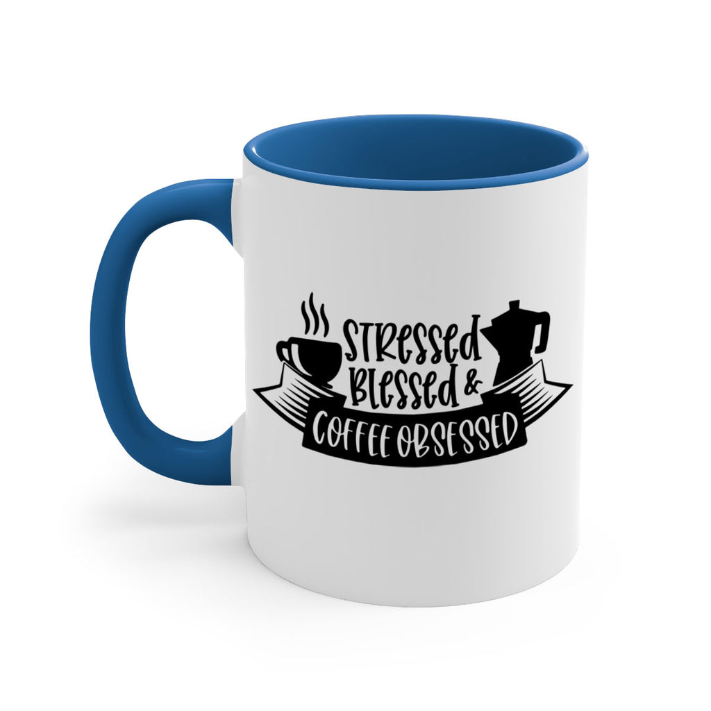 stressed blessed coffee obsessed 27#- coffee-Mug / Coffee Cup