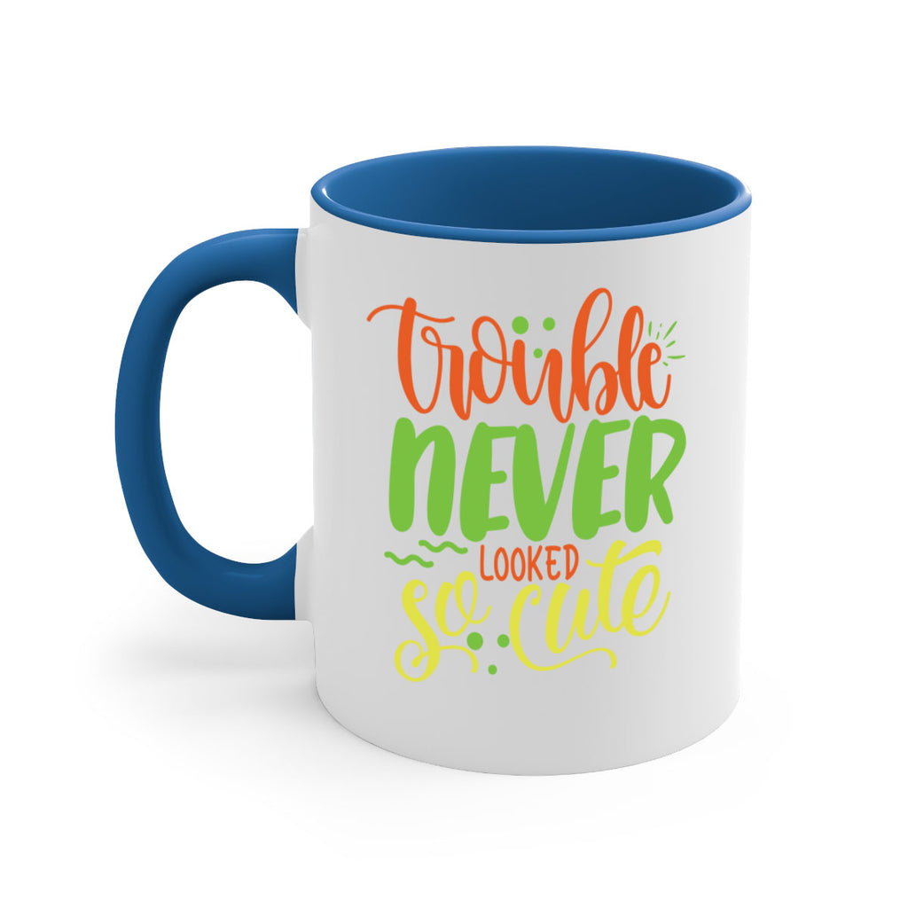 trouble never looked so cute 361#- mom-Mug / Coffee Cup