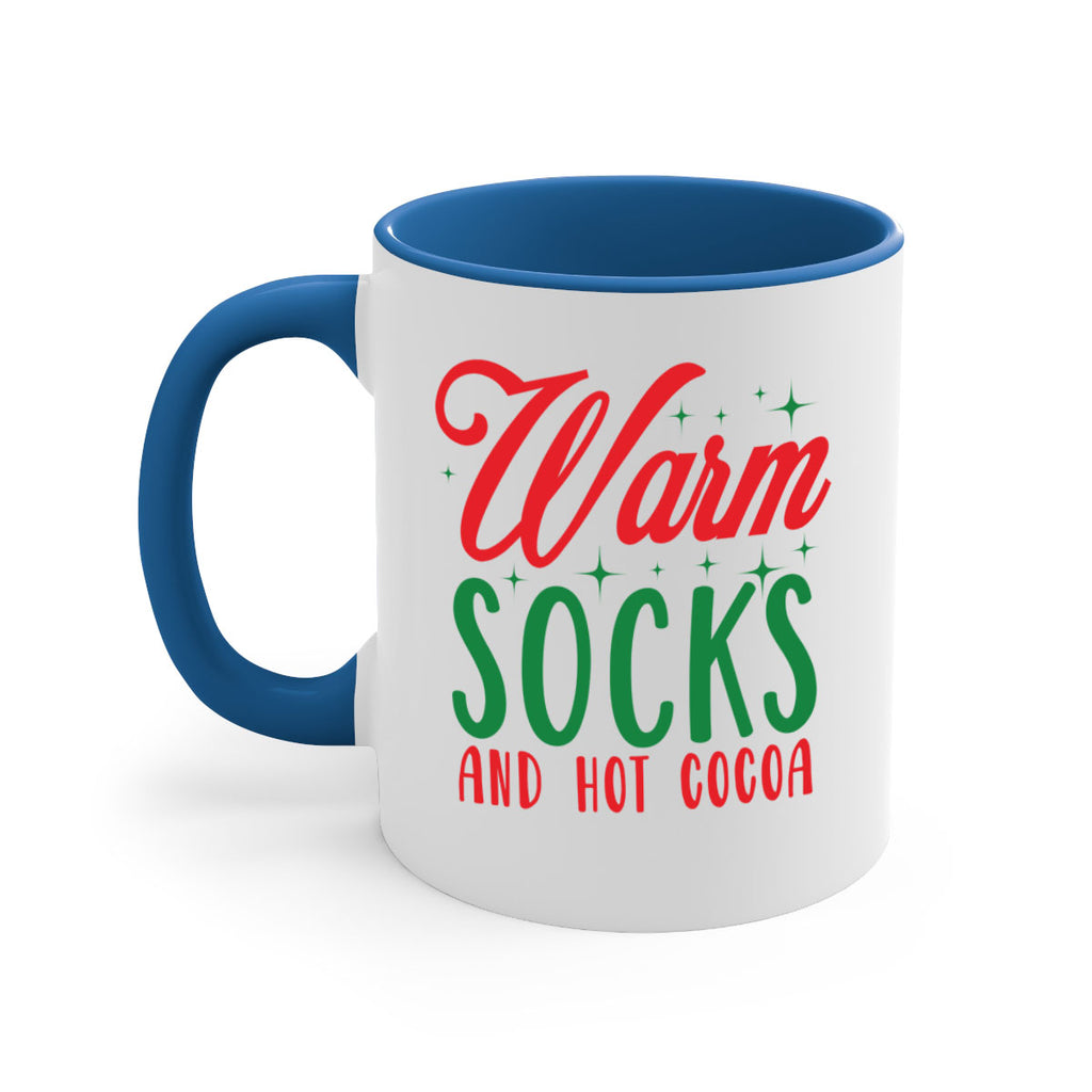 warm socks and hot cocoa style 1226#- christmas-Mug / Coffee Cup