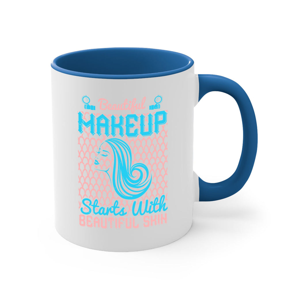 Beautiful makeup starts with beautiful skin Style 172#- makeup-Mug / Coffee Cup