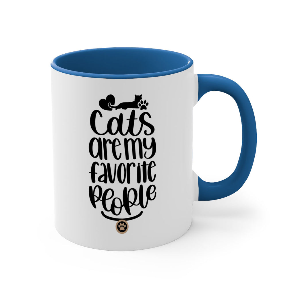 Cats Are My Favorite People Style 89#- cat-Mug / Coffee Cup