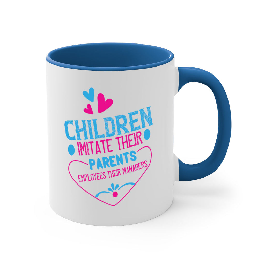 Children imitate their parents employees their managers Style 47#- kids-Mug / Coffee Cup