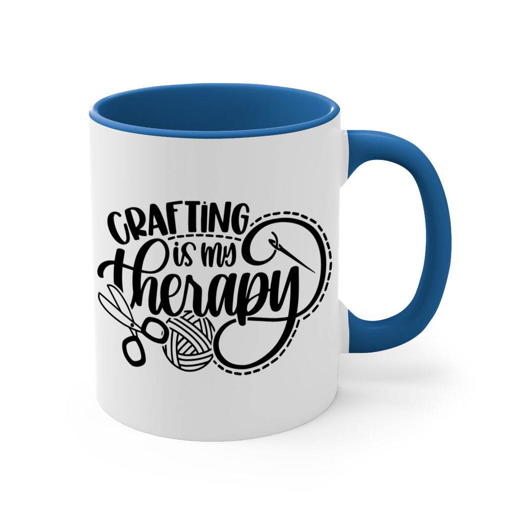 Crafting Is My Therapy 34#- crafting-Mug / Coffee Cup