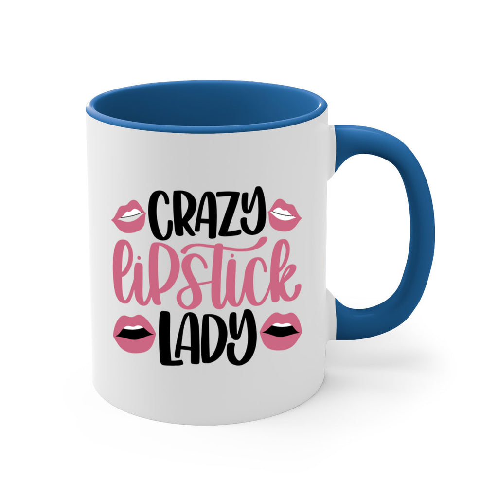 Crazy Lipstick Lady Style 107#- makeup-Mug / Coffee Cup