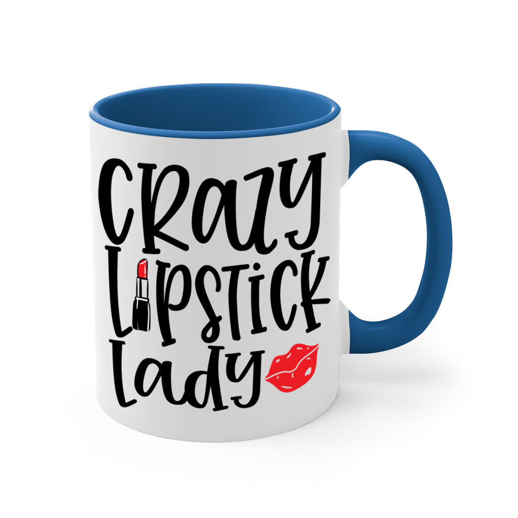 Crazy Lipstick Lady Style 240#- makeup-Mug / Coffee Cup